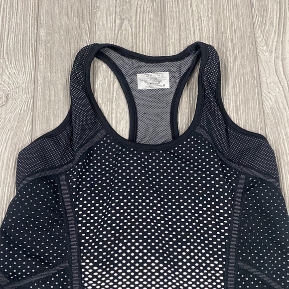 Athleta Black & White Tank Size Medium - Picture 2 of 7
